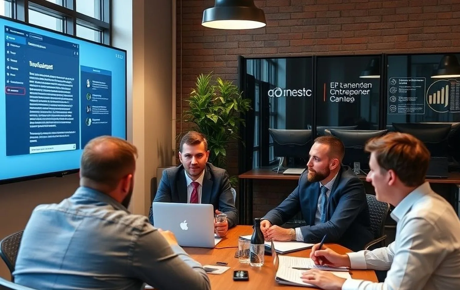 IT entrepreneur mentoring session with business coach